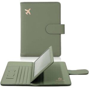 Rfid Passport Holder for Travel women/Men, Cute Passport Wallet Rfid Blocking